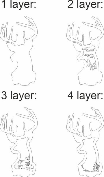 deer head wall cricut idea