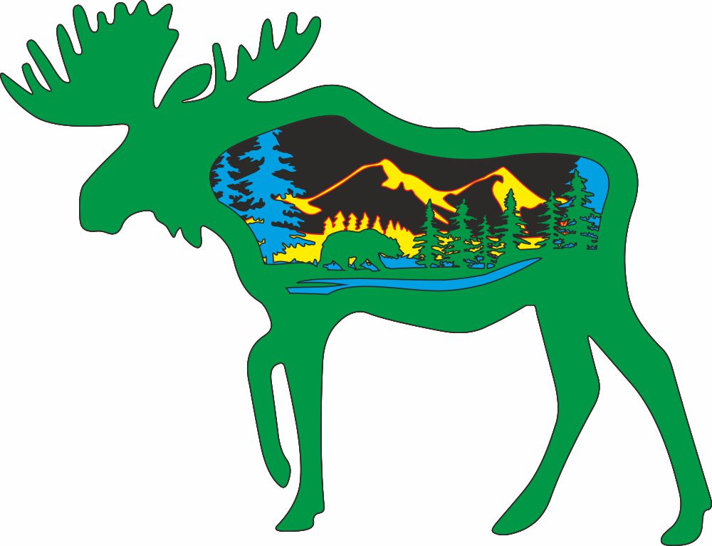 deer svg panel hunting idea