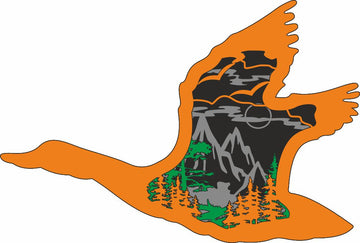 duck hunting wall panel