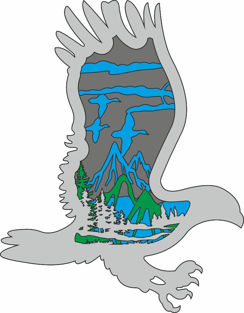 eagle wall decoration cricut