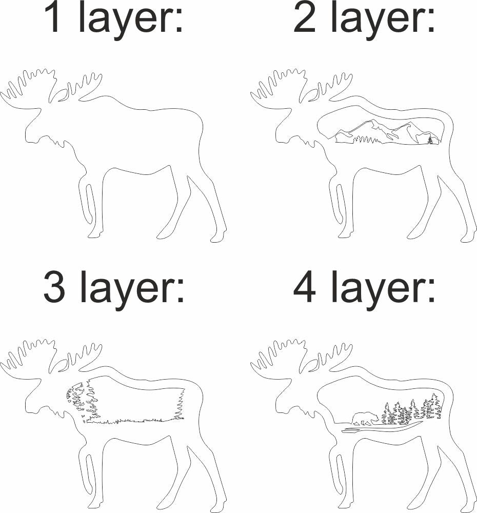 elk multilayer wall decor