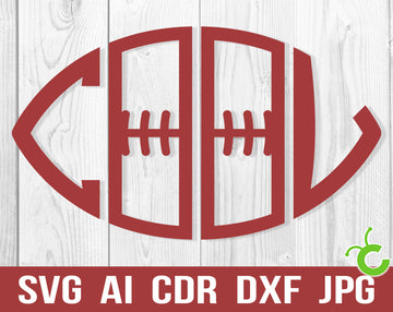 Football Cool Svg Design For T-shirts Silhouette And Cricut