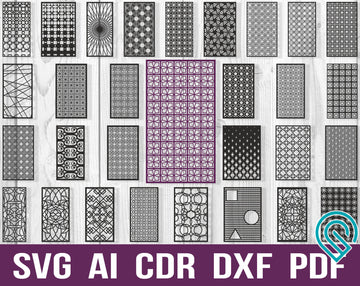 Decorative Dxf Panels For Laser Cutting
