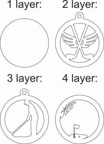 golfer cricut cut files