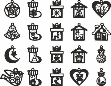 new year decoration dxf for cricut