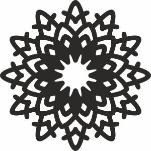 snowflake christmas ornament