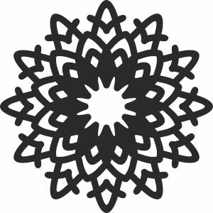 snowflake christmas ornament