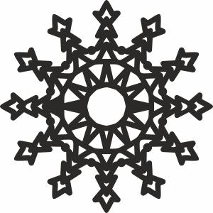 snowflake idea dxf cutting