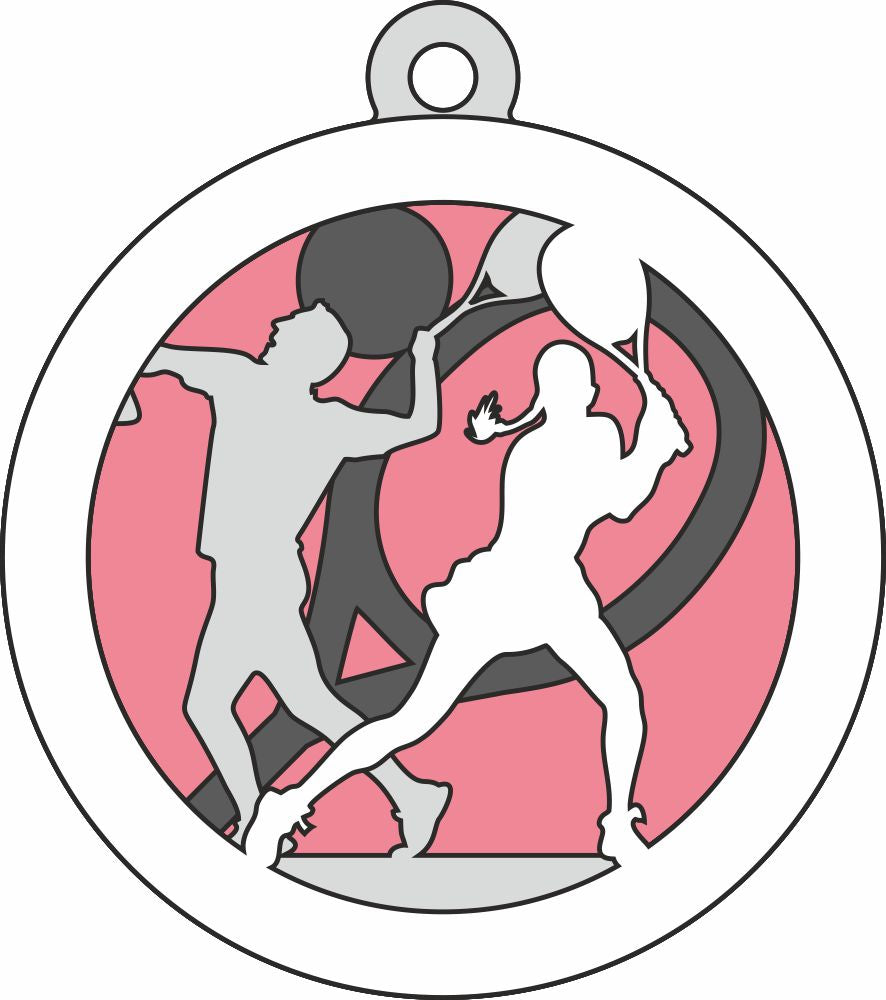 tennis glowforge svg