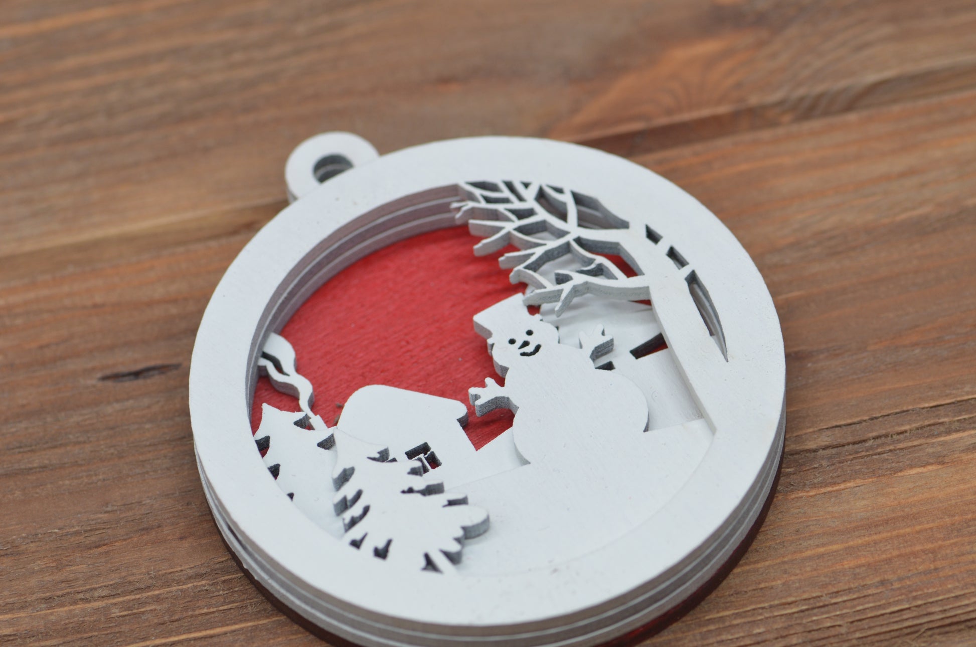 vector christmas plywood design