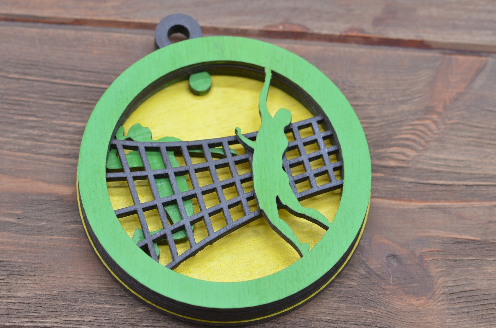 volleyball christmas laser cut template