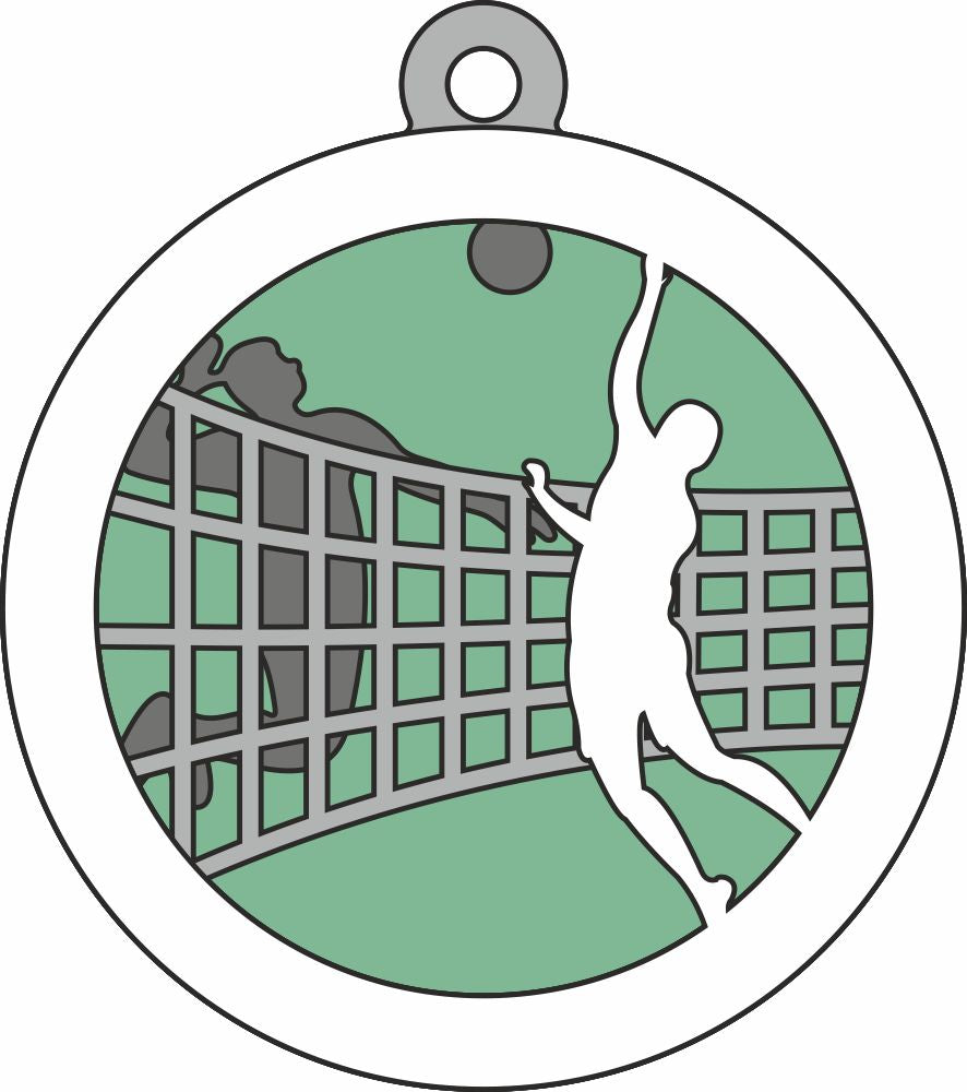volleyball diy template for cameo