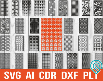 Room Divider Wall Panel Pattern Svg For Glowforge And Laser Cutting File