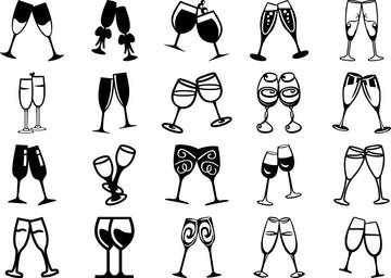 wineglass svg bundle