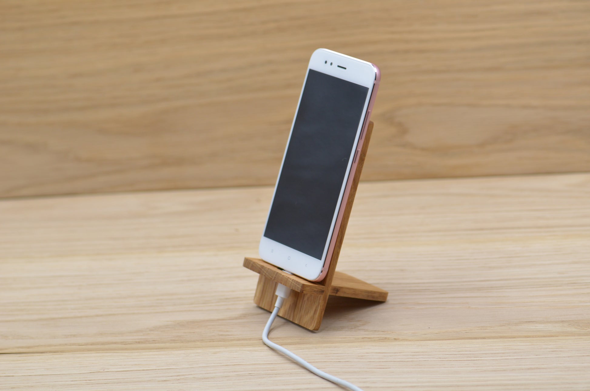 wooden phone stand laser cutting