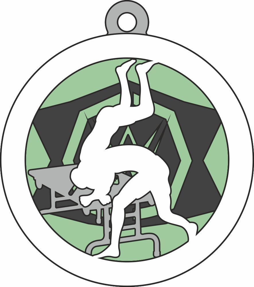 wrestling glowforge cut file