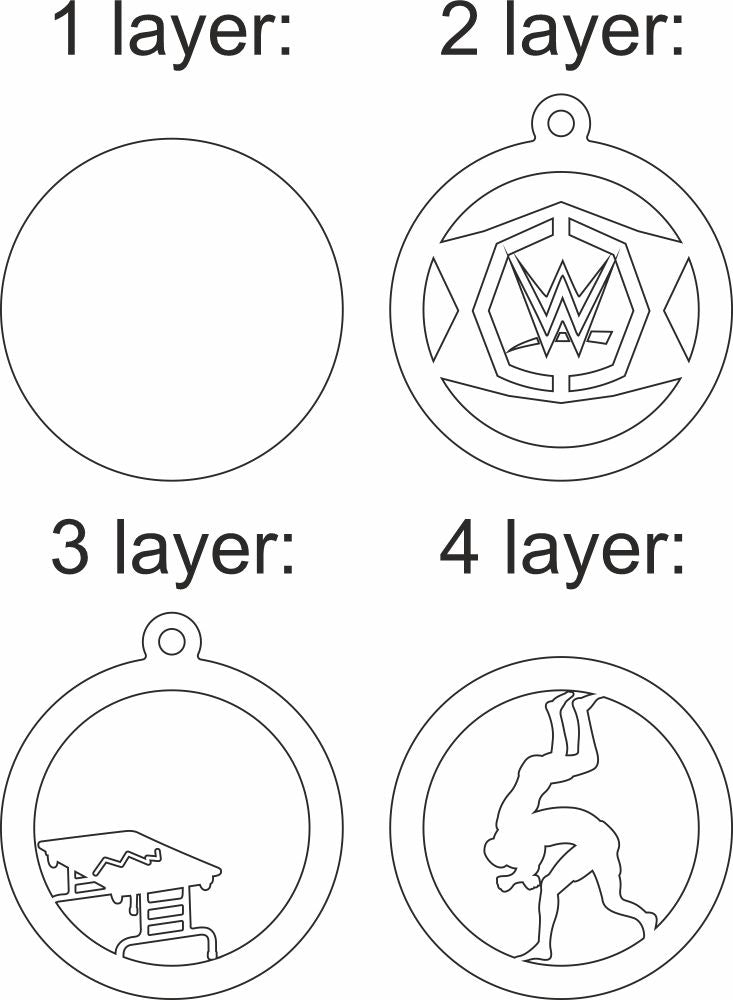 wrestling template file