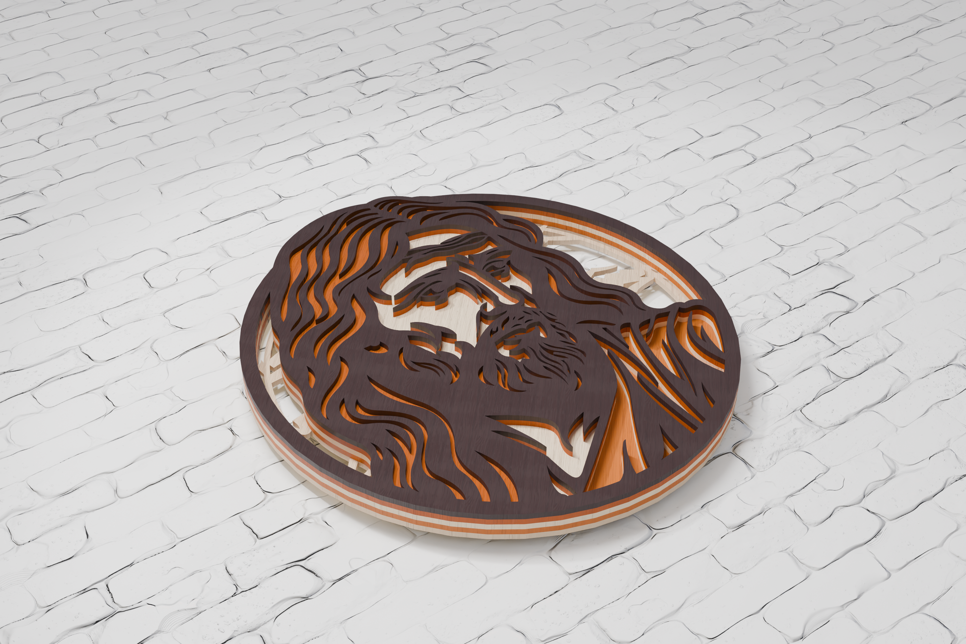 3D-Shadow-Box-Jesus-Portrait-SVG