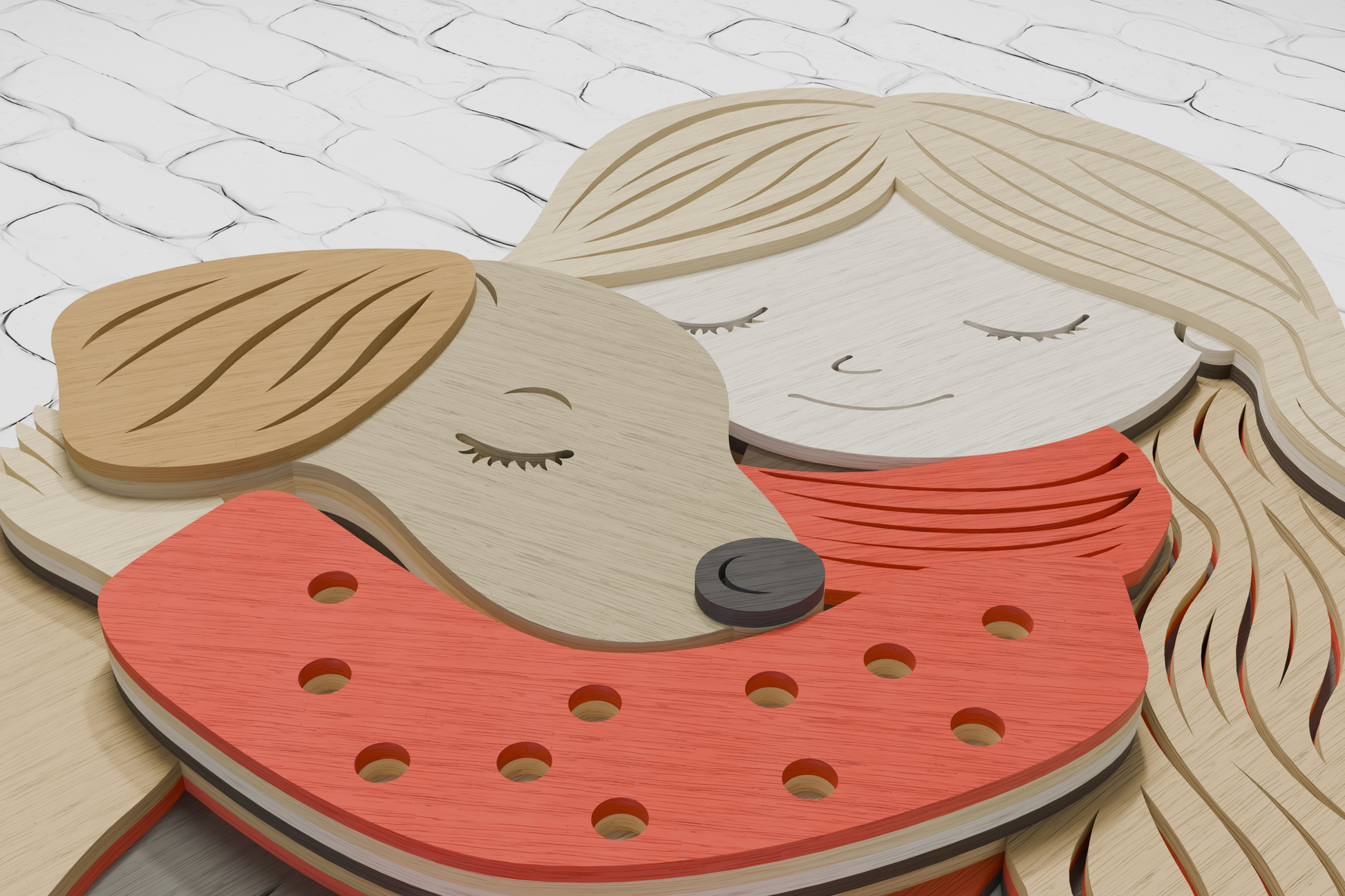 3d-girl-and-dog-shadow-box-laser-cut-template-pdf