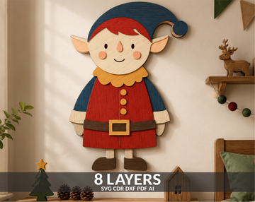 3d-layered-christmas-elf-svg-laser-cut-file-wood-craft