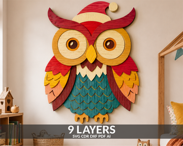 3d-layered-christmas-owl-svg-laser-cut-file-wood-craft