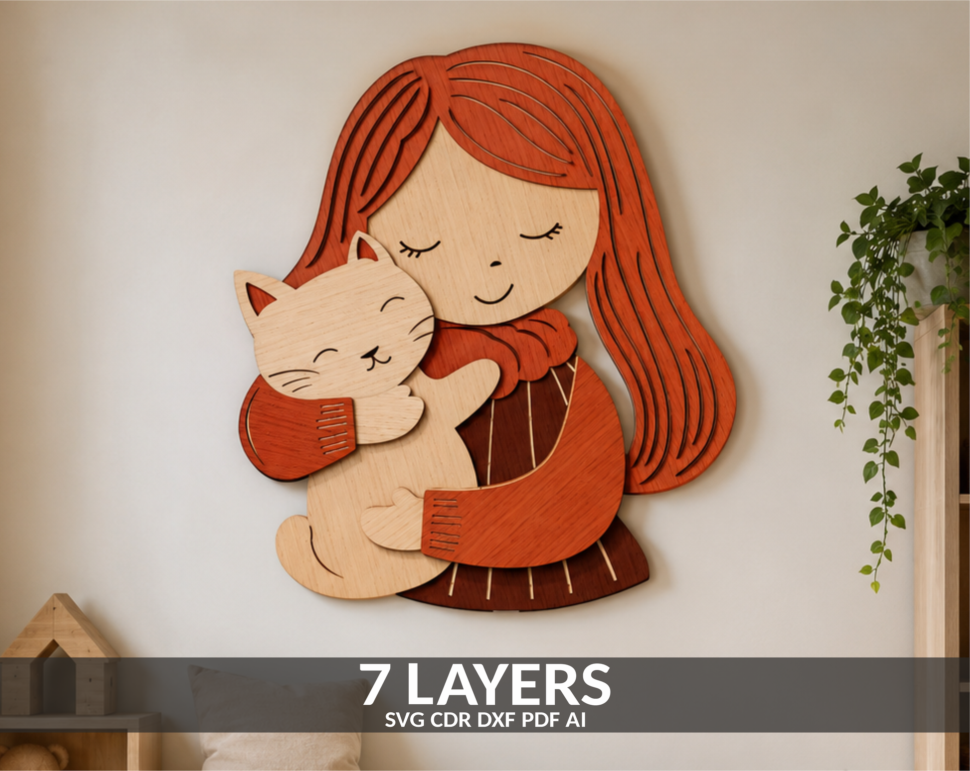 3d-layered-girl-and-cat-svg-laser-cut-file-wood-craft