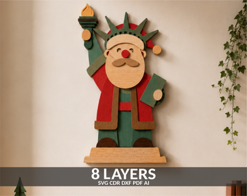 3d-layered-santa-statue-of-liberty-svg-laser-cut-file-wood-craft