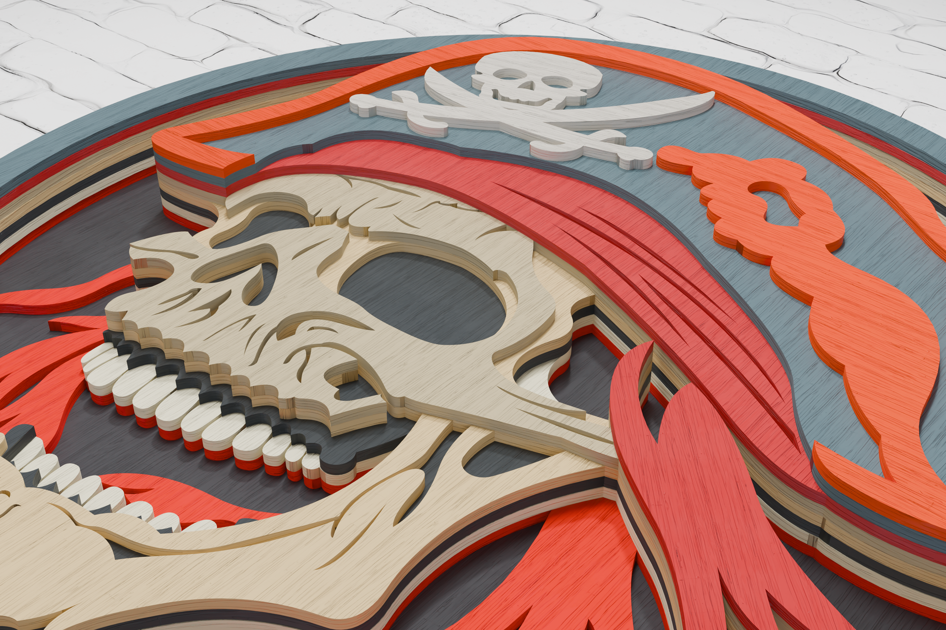 3d-pirate-skull-shadow-box-laser-cut-template-pdf