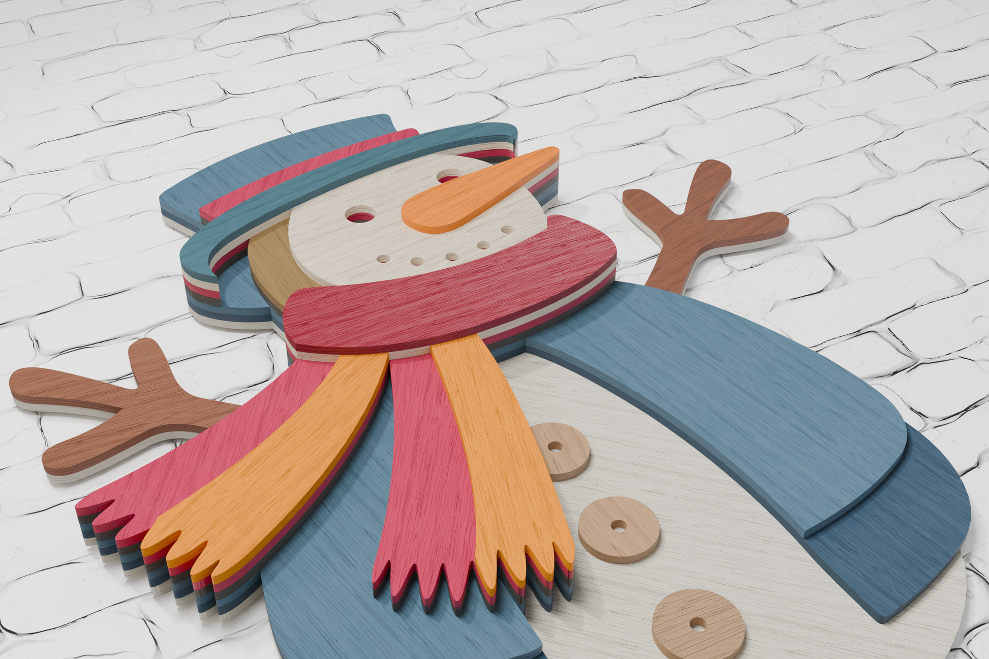 3d-snowman-multilayer-cut-file-instant-download
