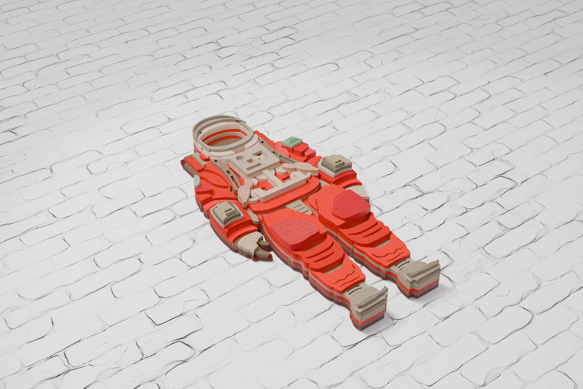 3d-wooden-astronaut-craft-design-silhouette-studio