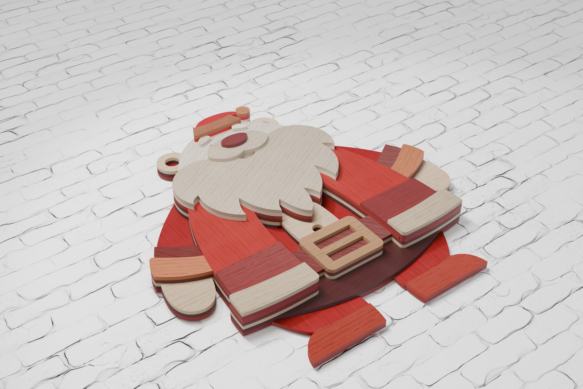 3d-wooden-christmas-bear-craft-design-silhouette-studio