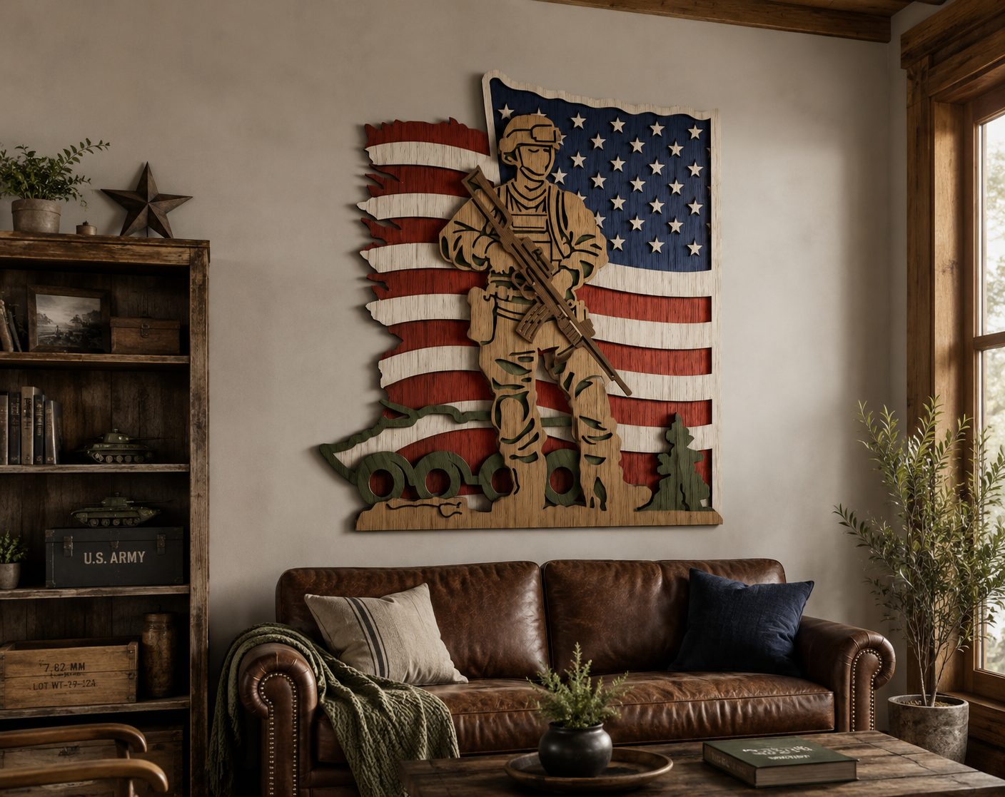 American Soldier Digital Gift SVG
