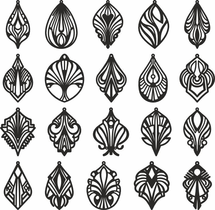 Art deco svg laser cut design