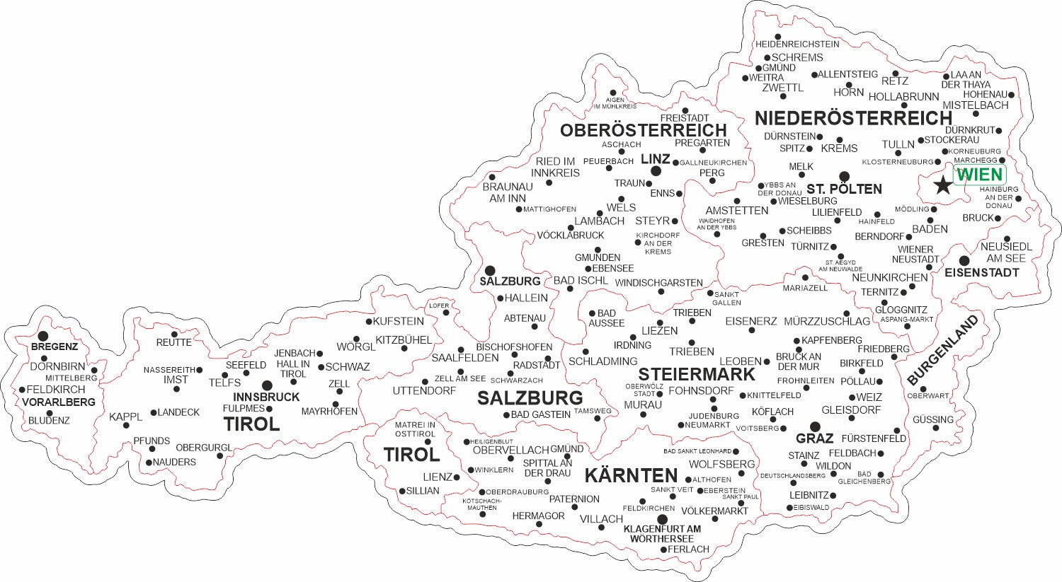 Austria vector dxf digital download