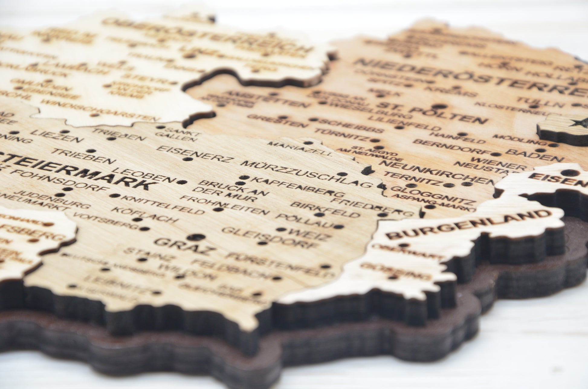 Austria wooden puzzles svg