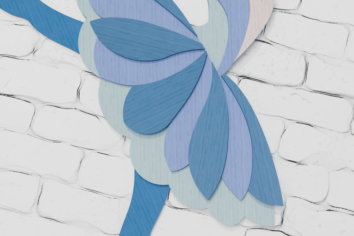 Ballet Dancer 3D layered paper wood SVG design