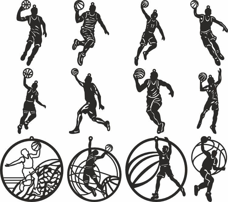 Basketball vector ornament files