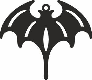 Bat earring svg