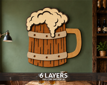 Beer Mug Digital Gift SVG
