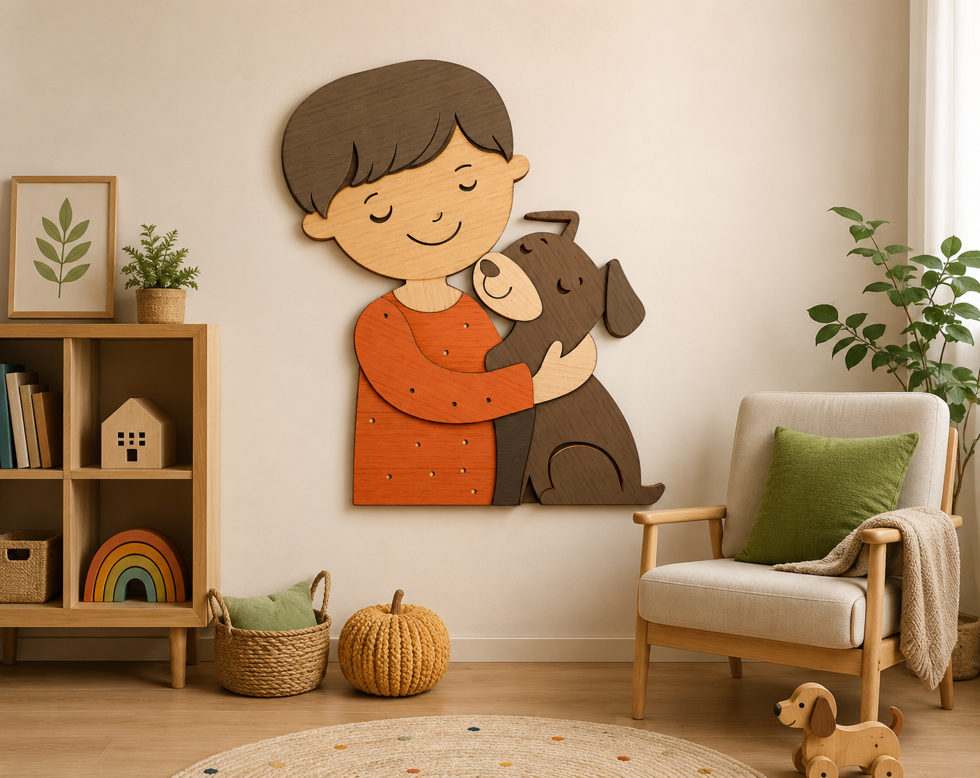 Boy Dog Digital Download SVG
