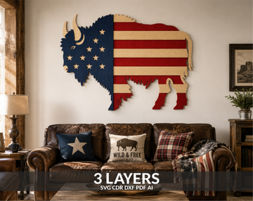 Buffalo Cricut Cut File SVG
