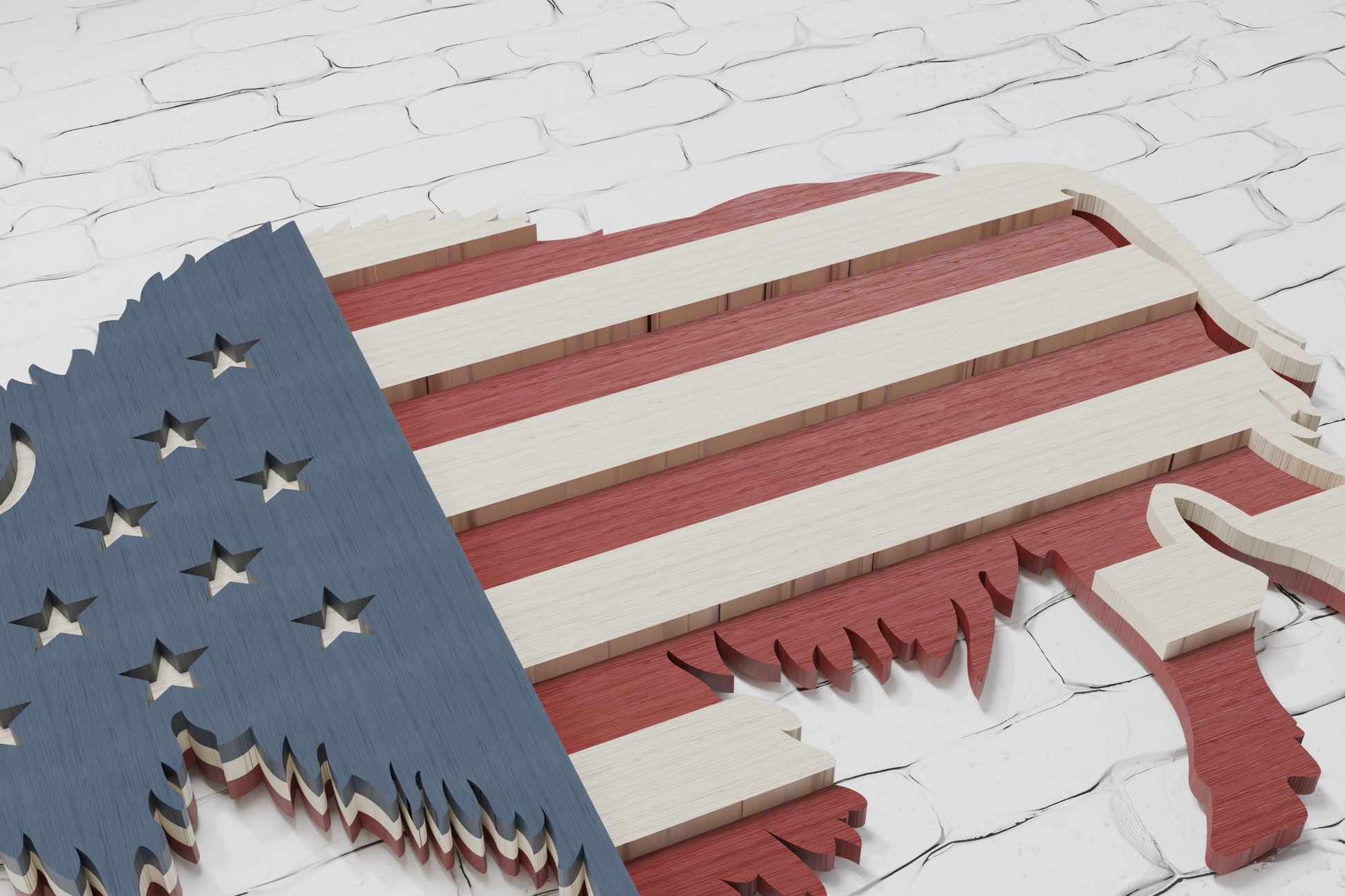 Buffalo Flag SVG for Cricut Projects

