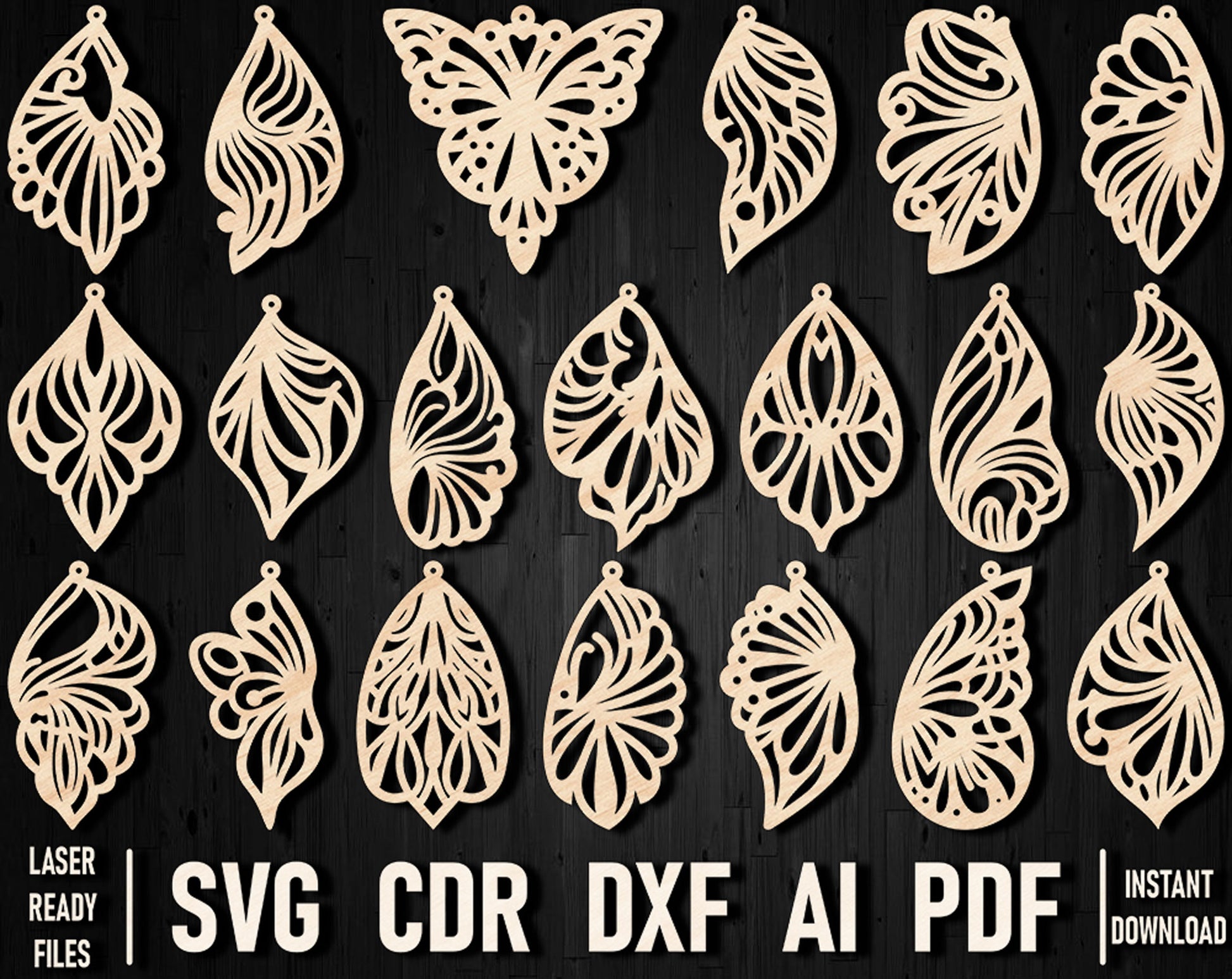 Butterfly wings cricut svg templates