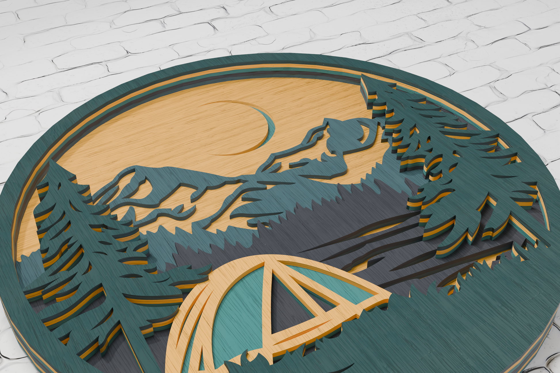 Camping under stars layered svg bundle

