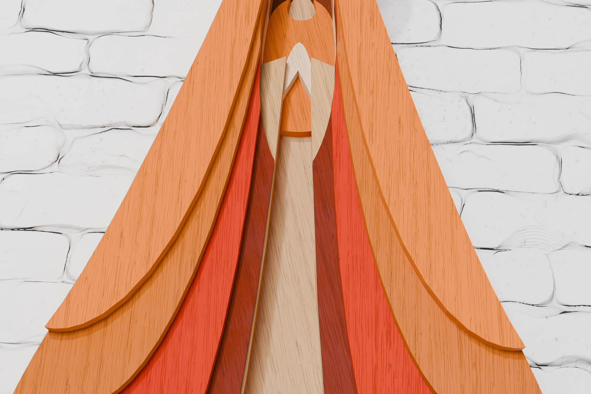 Catholic Mary Mandala Papercraft SVG
