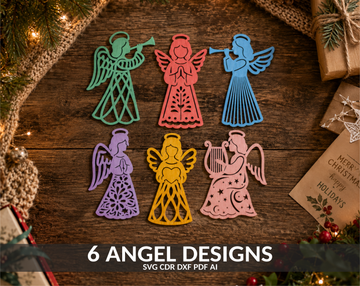 Christmas Angel SVG File

