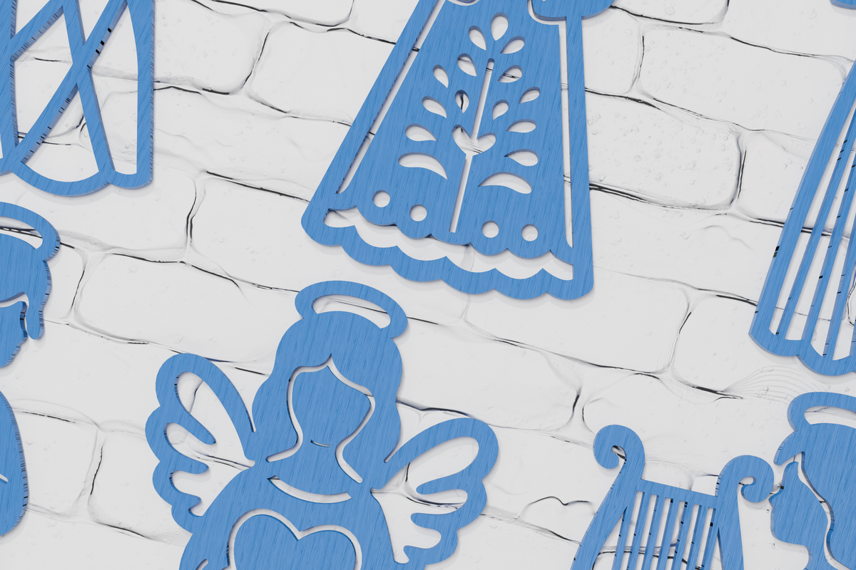 Christmas Angel SVG for Cricut Projects

