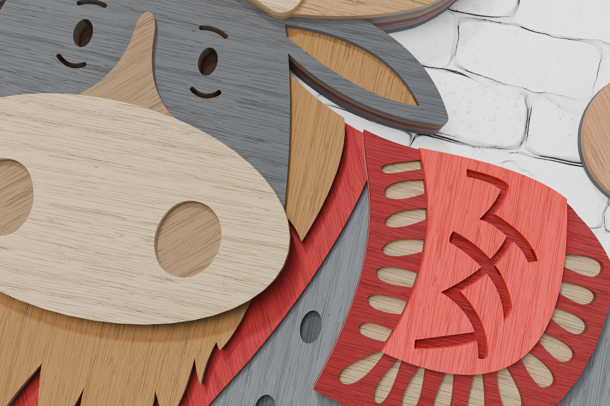 Christmas Bison SVG for Cricut Projects

