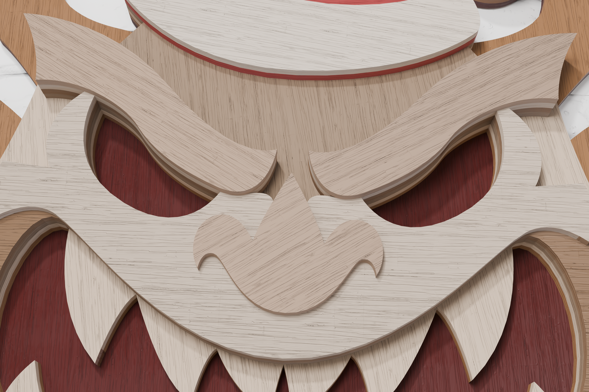 Christmas Santa Demon xTool laser cut SVG DXF