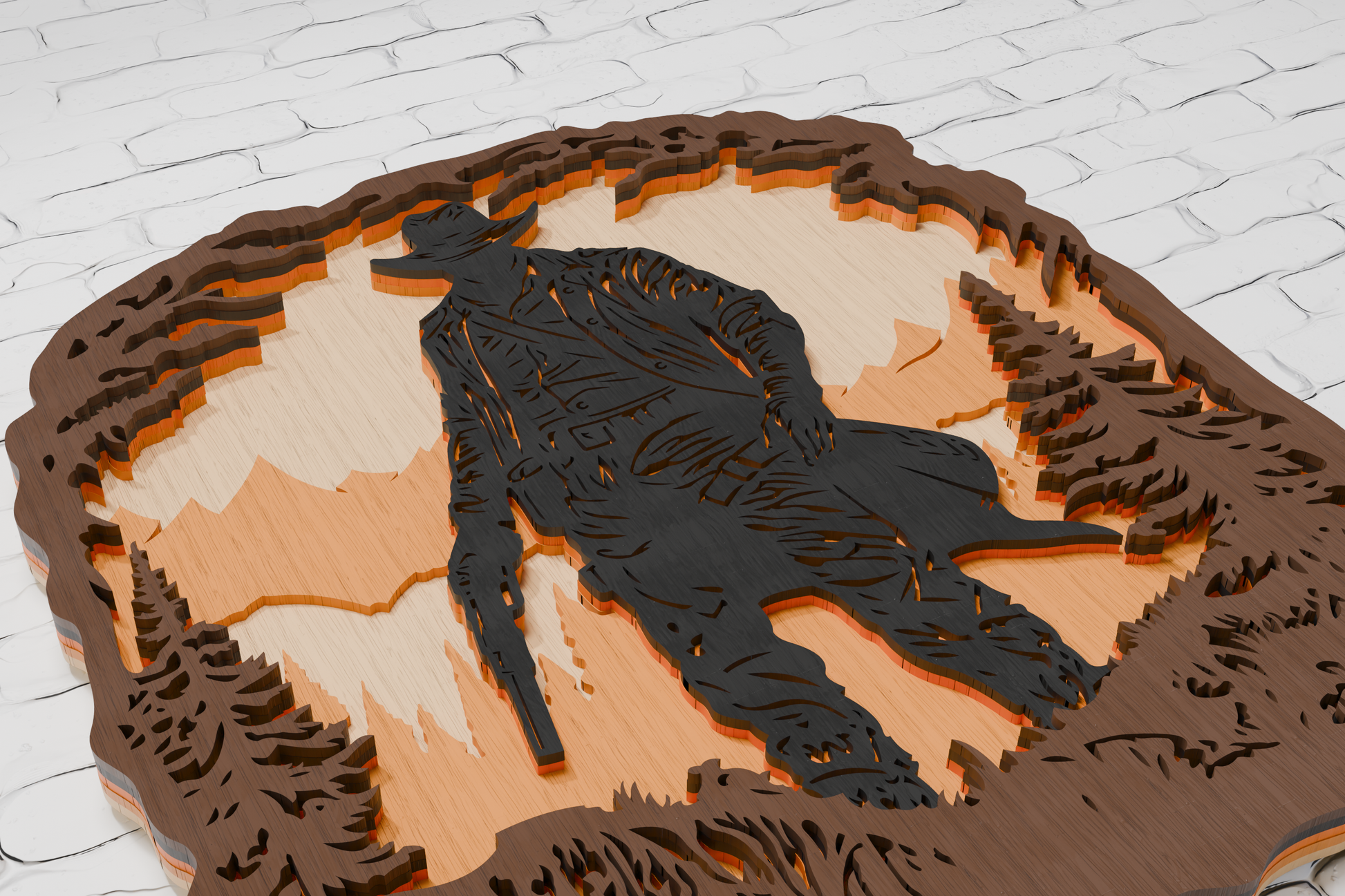 Cowboy multilayer design for Silhouette Cameo

